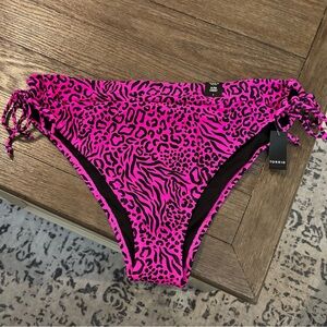 Torrid Super Cheeky Swim Bottoms Tie-Side